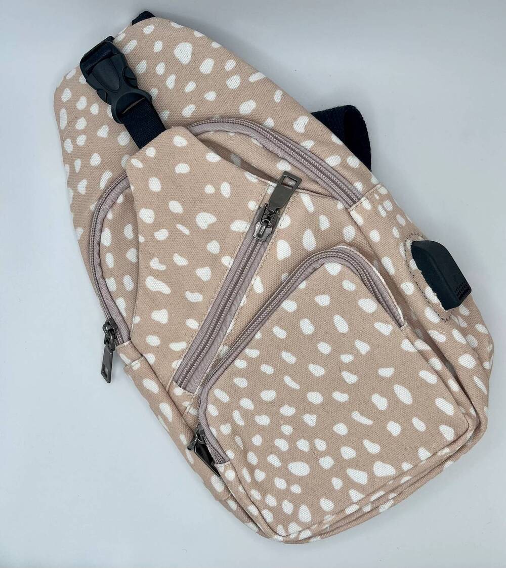 NEW CALLA unisex nupouch anti-theft daypack in vintage fawn